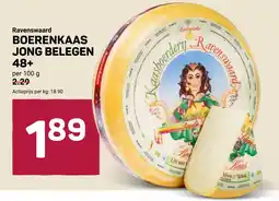 Ekoplaza Ravenswaard Boerenkaas Jong Belegen 48+ aanbieding