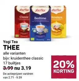 Ekoplaza Yogi Tea Thee aanbieding