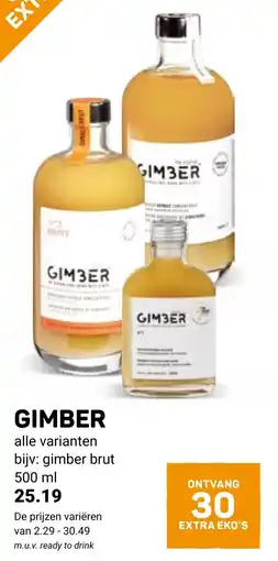 Ekoplaza Gimber aanbieding