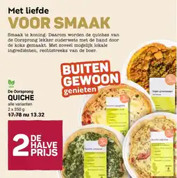 Ekoplaza De Oorsprong Quiche aanbieding