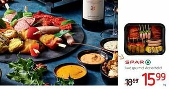 Spar Colruyt Luxe gourmet vleesschotel aanbieding