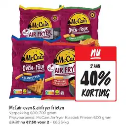 Jumbo McCain oven & airfryer frieten aanbieding
