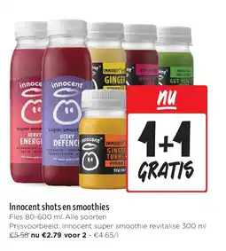 Jumbo Innocent shots en smoothies aanbieding