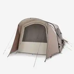 Decathlon Kampeertent AirSeconds 4.2 opblaasbaar 4 personen 2 slaapcompartimenten aanbieding