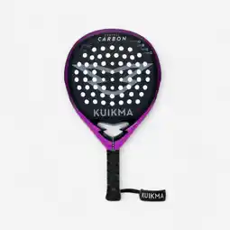 Decathlon Padelracket voor volwassenen Control Carbon aanbieding