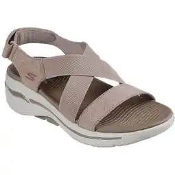 Decathlon Sandalen Skechers Go Walk Arch Fit San, Bruin, Dames aanbieding