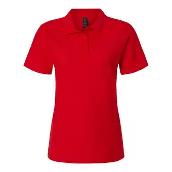 Decathlon Dames Softstyle Piqué Poloshirt (Kersenrood) aanbieding