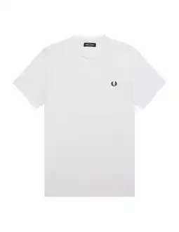 Decathlon T-shirt Fred Perry Ringer aanbieding