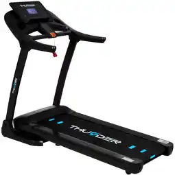 Decathlon Loopband Thunder PHENOM-S-BLACK 120x45cm 18km/h FitShow opklapbaar Bluetooth aanbieding