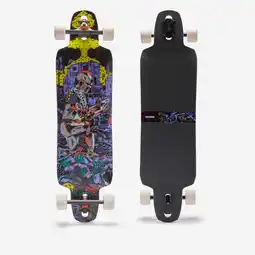 Decathlon LONGBOARD FREE 500 DROP CYBER aanbieding