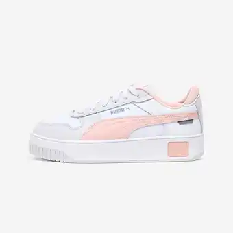 Decathlon Dames sneakers in leer Carina Street wit roze aanbieding