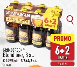 ALDI Grimbergen blond bier aanbieding