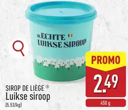 ALDI Sirop de liège luikse siroop aanbieding