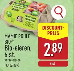 ALDI Mamie Poule Bio Eieren aanbieding