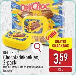 ALDI DeliChoc Chocoladekoekjes aanbieding