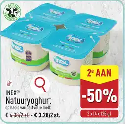 ALDI Inex Natuuryoghurt aanbieding