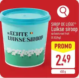ALDI Sirop De Liège Luikse Siroop aanbieding