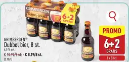 ALDI Grimbergen Dubbel Bier 6,5% vol aanbieding
