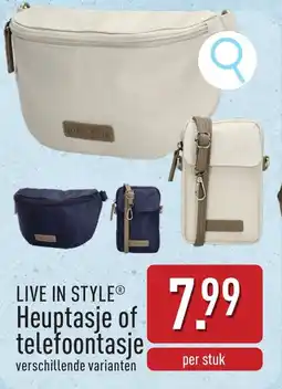 ALDI Live in Style Heuptasje of Telefoontasje aanbieding