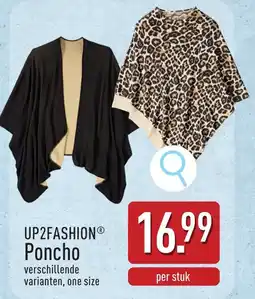 ALDI Up2fashion Poncho aanbieding