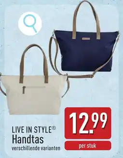 ALDI Live In Style Handtas aanbieding