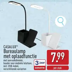 ALDI Casalux Bureaulamp met Oplaadfunctie aanbieding