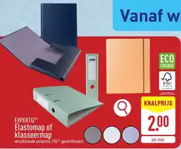 ALDI Expertiz Elastomap of Klasseermap aanbieding