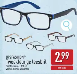 ALDI Up2fashion Tweekleurige Leesbril aanbieding