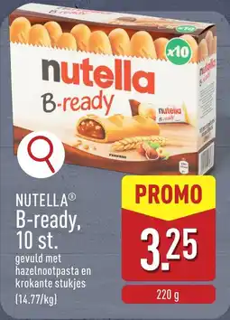ALDI Nutella B-Ready aanbieding