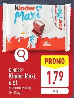 ALDI Kinder Maxi aanbieding
