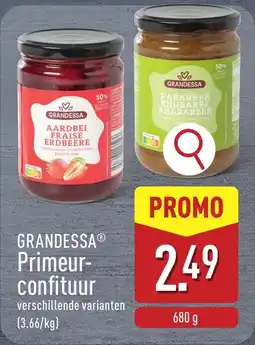 ALDI Grandessa Primeur Confituur aanbieding