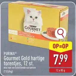 ALDI Purina Gourmet Gold Hartige Torentjes aanbieding