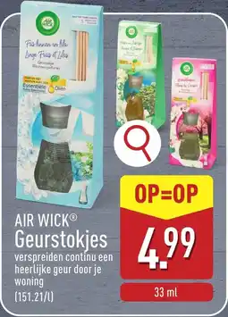 ALDI Air Wick Geurstokjes aanbieding