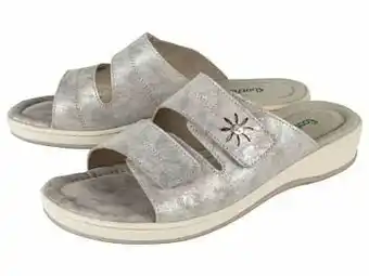 Lidl Slippers met Footflexx-zool en G-wijdte (39, zilver) aanbieding