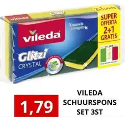NH Market Vileda Schuurspons Set aanbieding