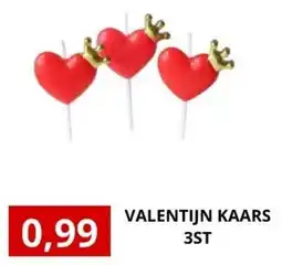 NH Market Valentijn Kaars aanbieding