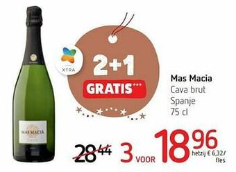 Spar Colruyt Mas macia cava brut spanje aanbieding