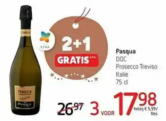 Spar Colruyt Pasqua doc prosecco treviso italië aanbieding