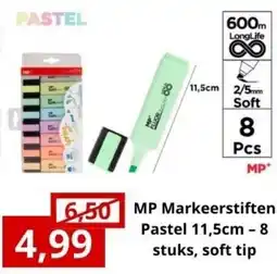 NH Market 6,50 MP Markeerstiften Pastel aanbieding