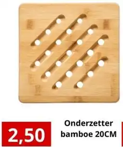 NH Market Onderzetter bamboe aanbieding