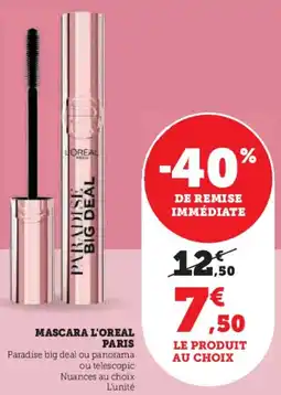 Super U Mascara L'Oreal Paris aanbieding