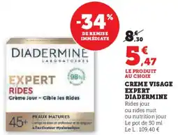Super U Creme visage expert diadermine aanbieding