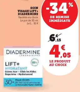 Super U Soin Visage Lift + Diadermine aanbieding