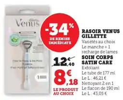 Super U Rasoir Venus Gillette aanbieding