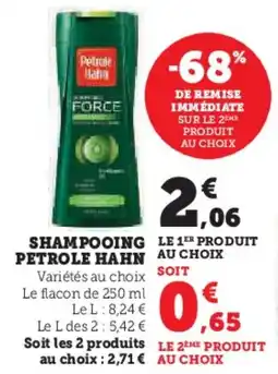 Super U Shampooing Petrole Hahn aanbieding