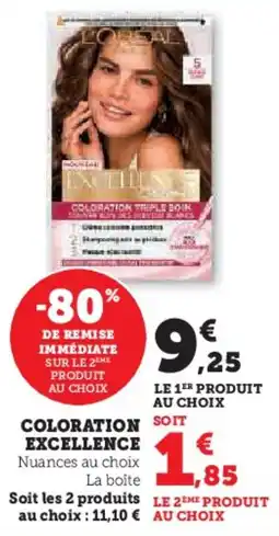 Super U Coloration Excellence aanbieding