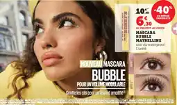 Super U Mascara bubble maybelline aanbieding