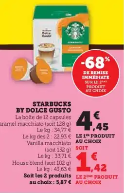Super U Starbucks By Dolce Gusto aanbieding