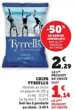 Super U Chips Tyreell's aanbieding