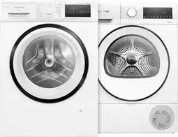 Coolblue Siemens WM14N2M4FG smartFinish + Siemens WQ33G1DEFG aanbieding